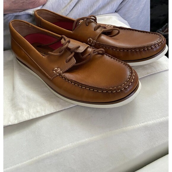 Section X Mens Brown Leather Boat Mocassin SZ 11.5M/NWT/Retail $99 - Picture 1 of 6